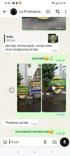 Testimonial Papan Bunga Pernikahan sukacai