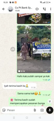 Testimonial Papan Bunga sukacai